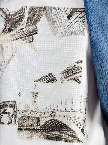 T-shirt monari en blanc