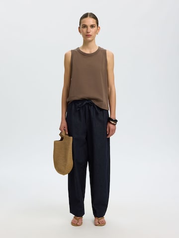 Top 'SLFEssential' di SELECTED in marrone