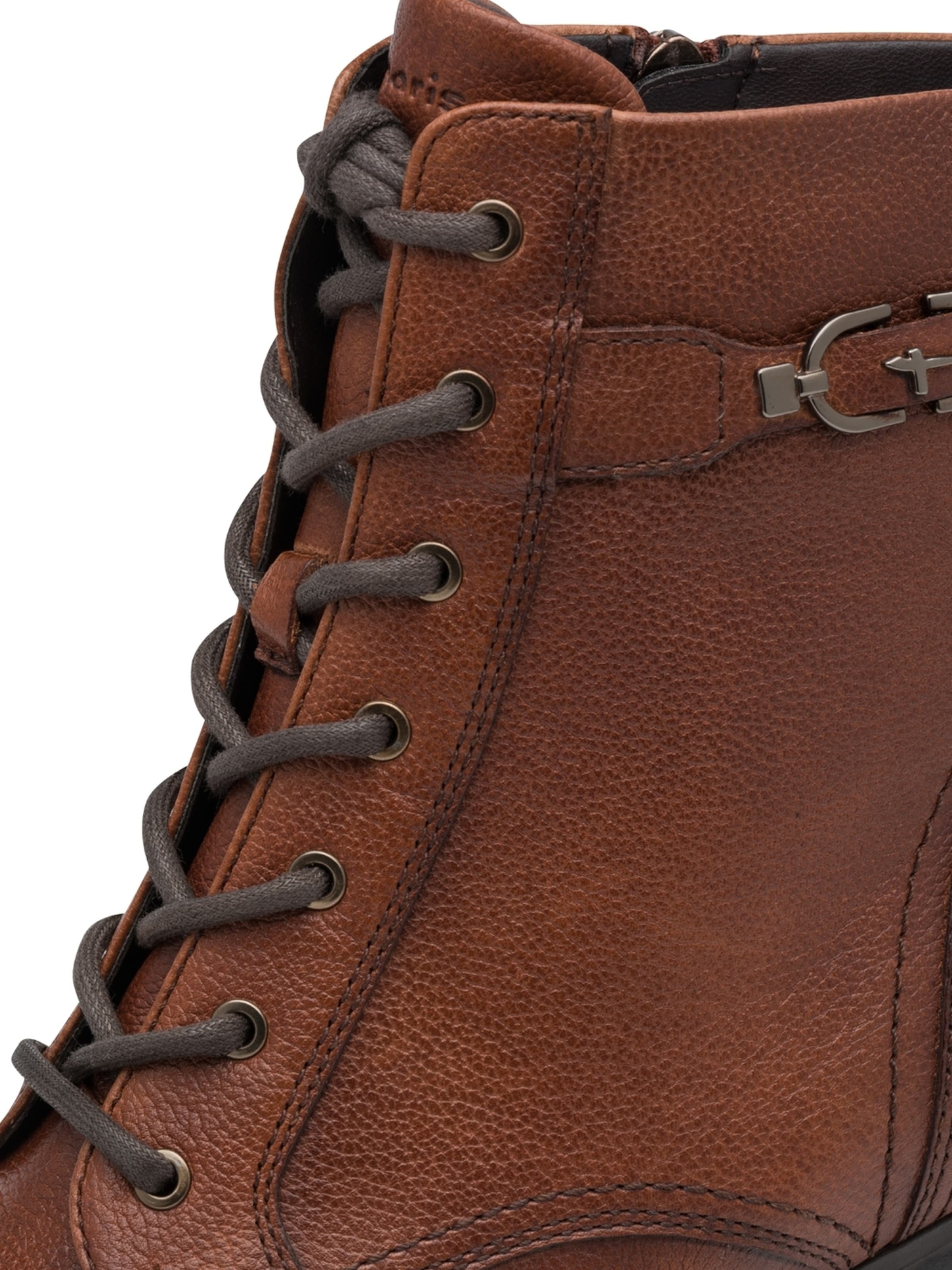 Bottines à lacets Tamaris en marron
