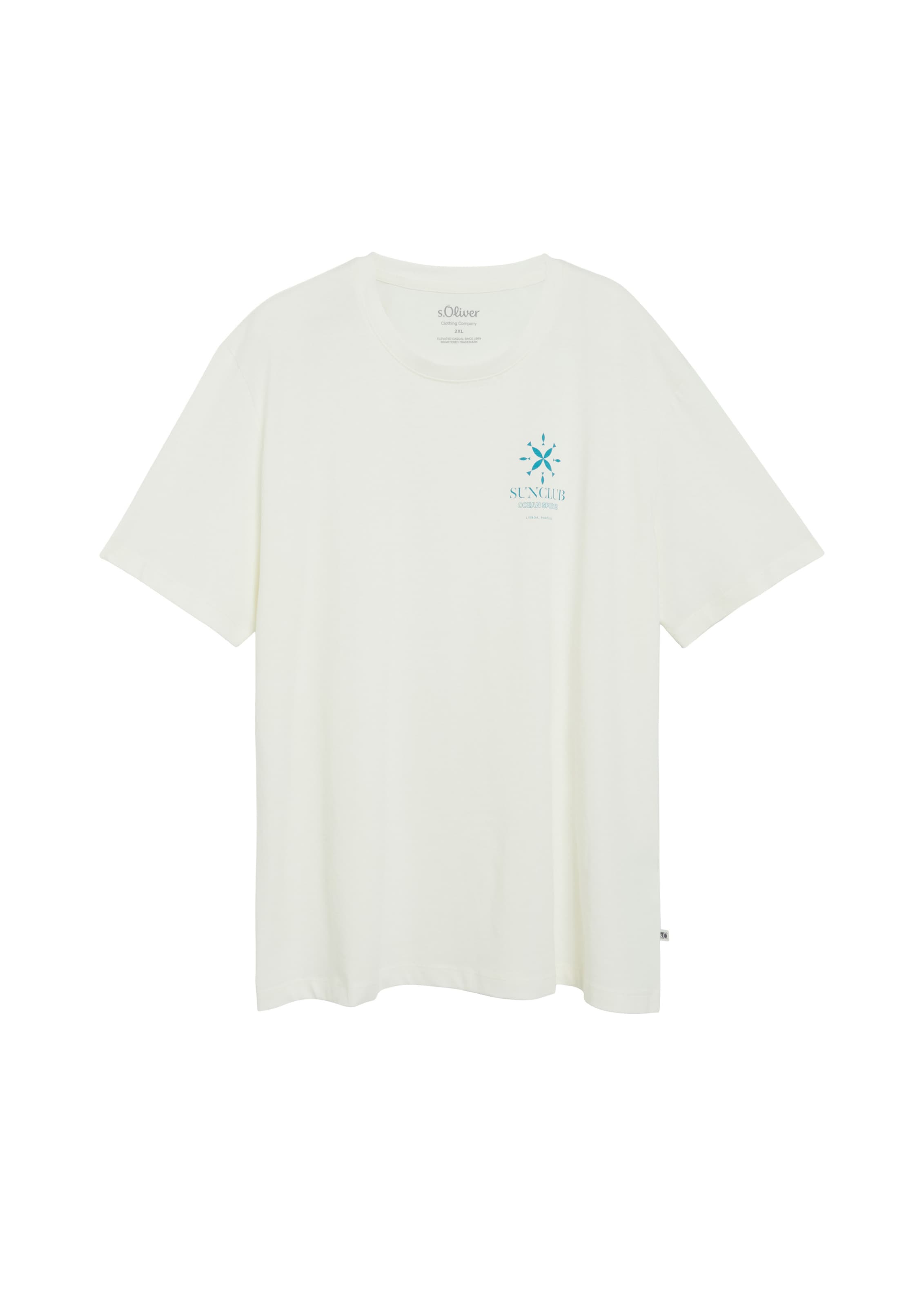 s.Oliver T-Shirt in Beige: Vorderseite