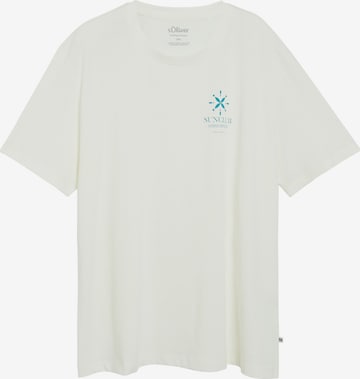 s.Oliver T-Shirt in Beige: Vorderseite