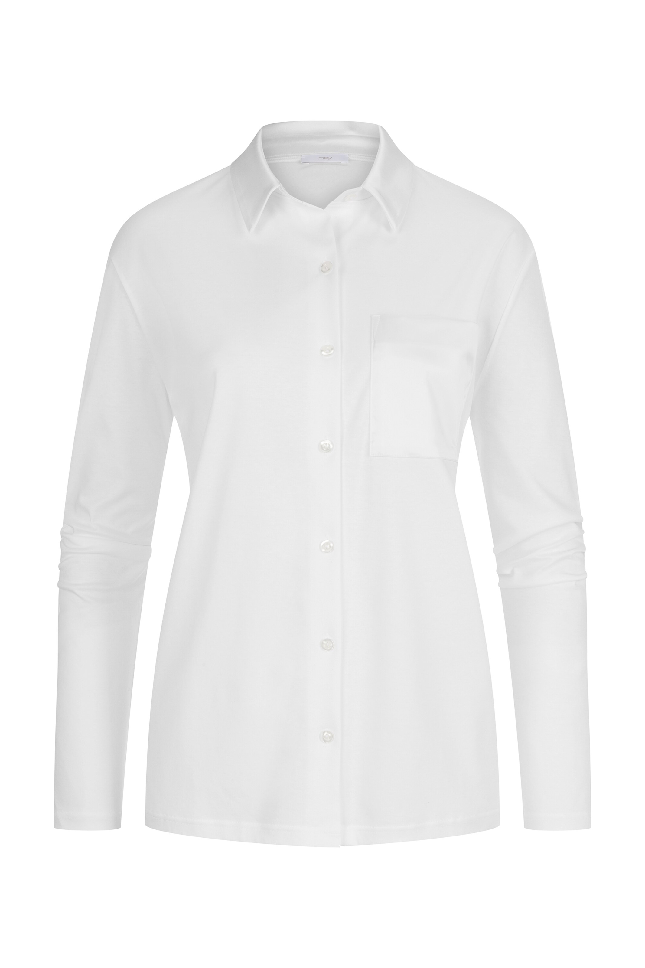 Chemise de nuit Mey en blanc : devant