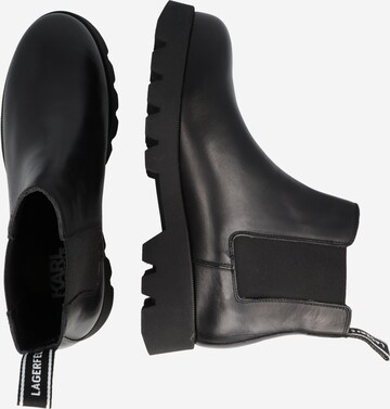 Karl Lagerfeld حذاء تشيلسي 'TERRA FIRMA' بلون أسود