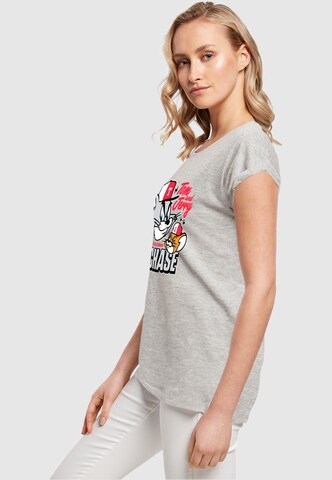 T-shirt 'Tom And Jerry - Chase' ABSOLUTE CULT en gris