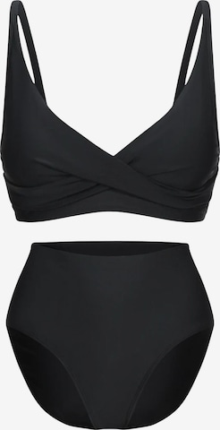 Maillot de bain modelant 'Twist' cfab (formerly creamy fabrics) en noir : devant