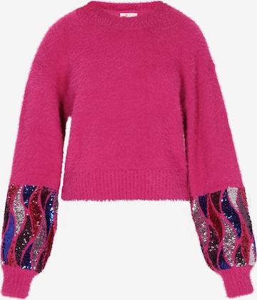 IZIA Trui in Roze: voorkant