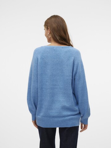 VERO MODA Pullover 'LEAF' in Blau