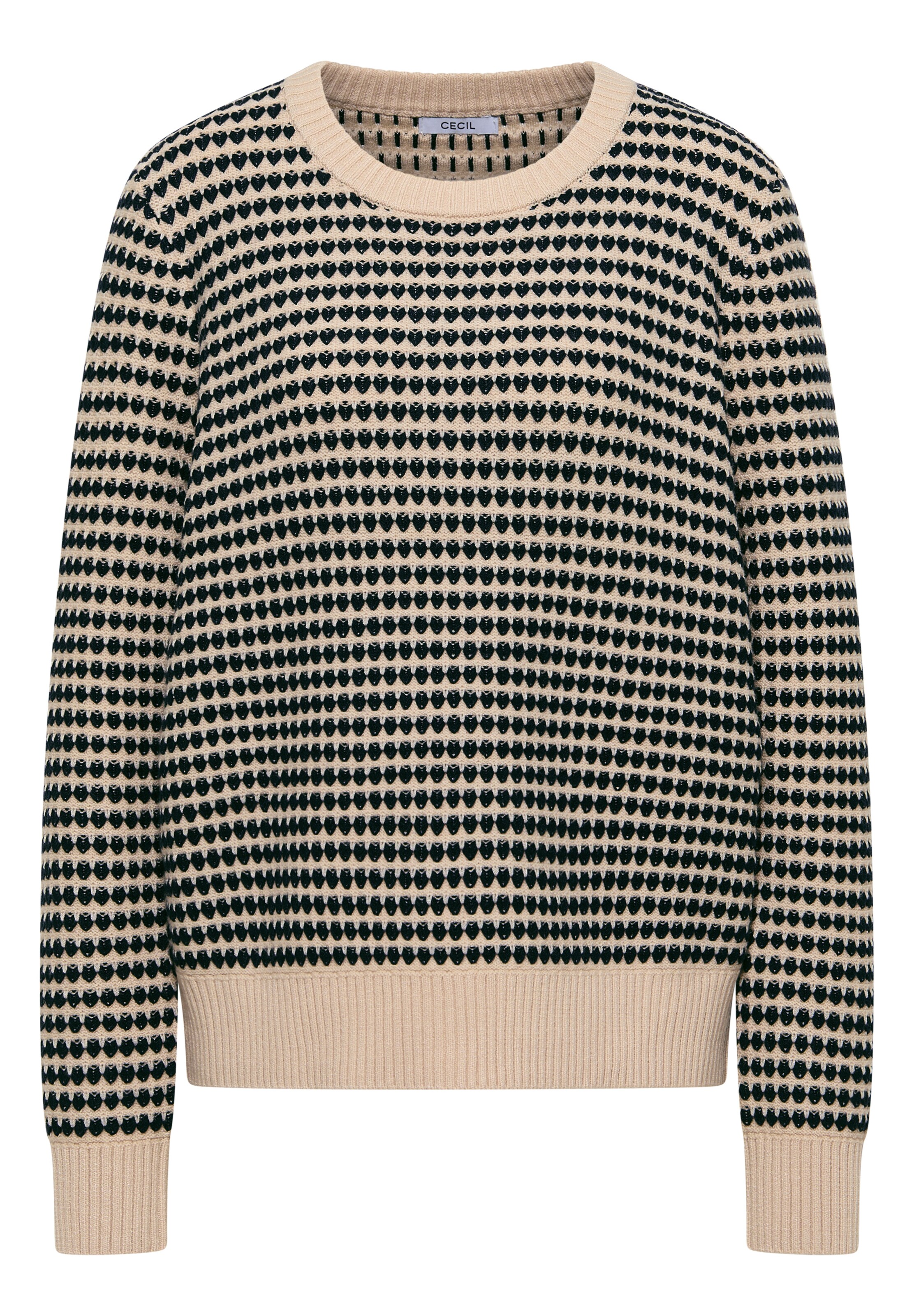 CECIL Sweater in Beige: front