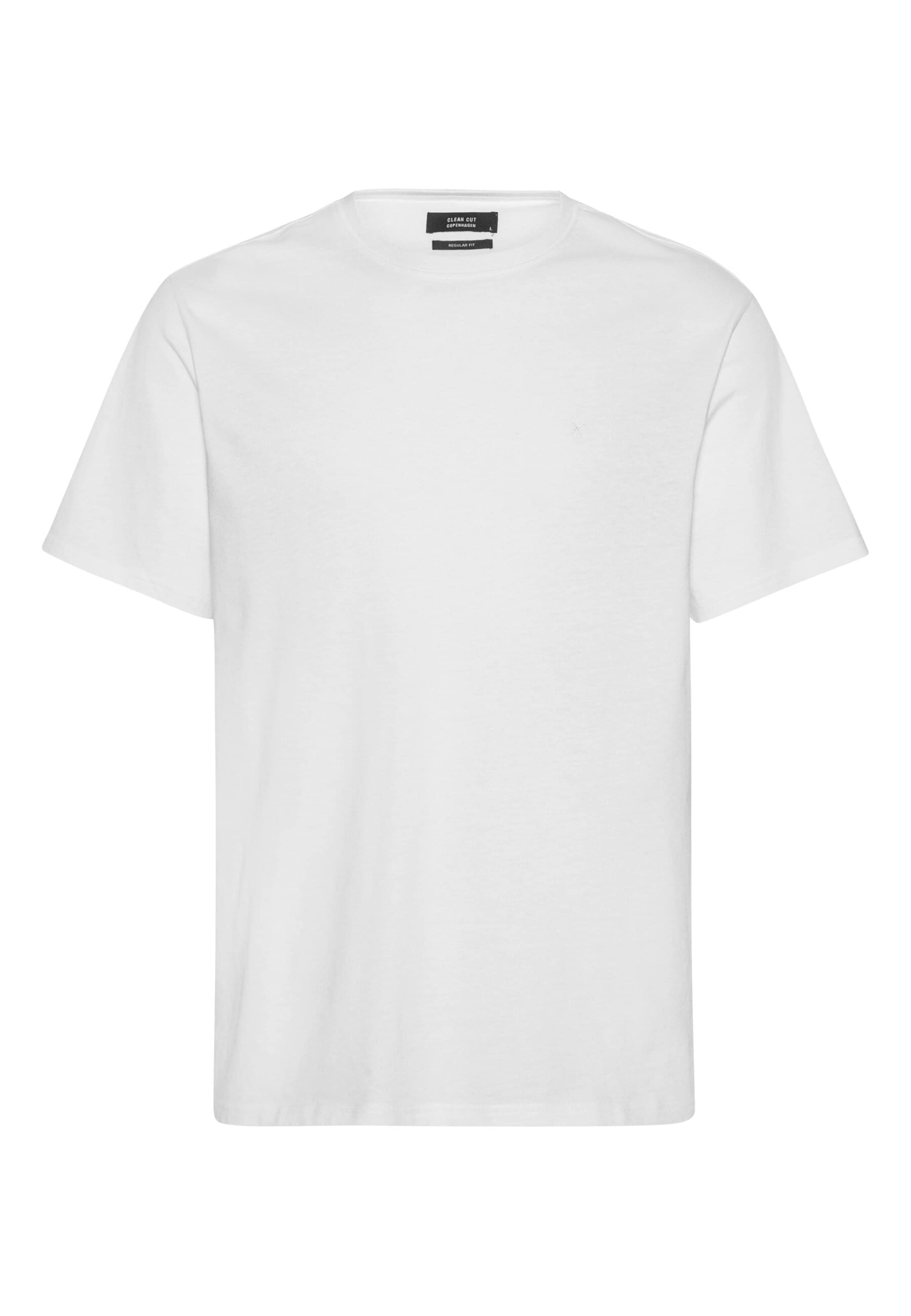 Clean Cut Copenhagen T-Shirt 'Stable' in Weiß: Vorderseite