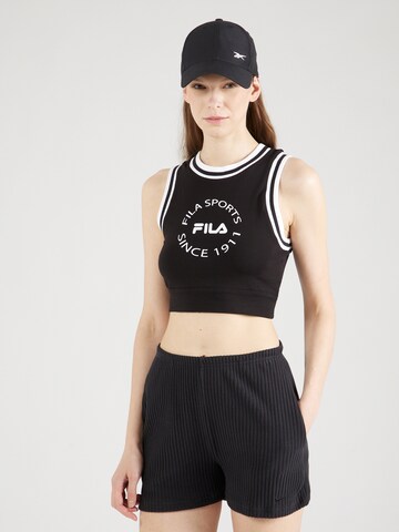 FILA - Top 'LEKKI' em preto: frente