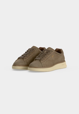 BOSS - Zapatillas deportivas bajas 'Bulton' en beige: frente