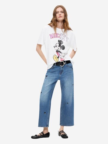 Desigual Wide leg Jeans 'DENIM_MICKEYM 26WWDD09' in Blauw