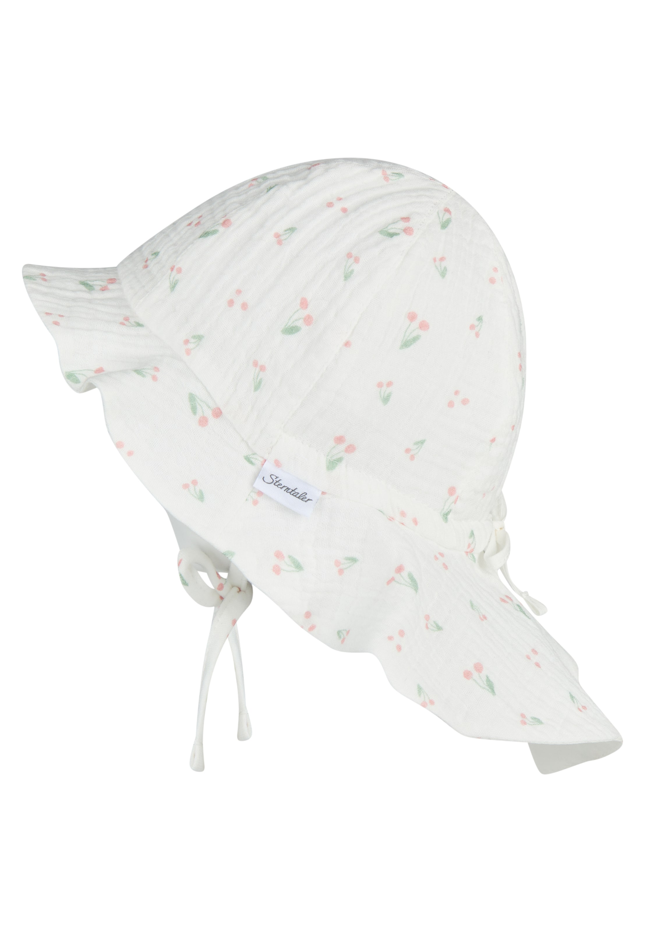 STERNTALER Hat 'Kirschen' in White