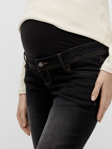MAMALICIOUS Skinny Jeans 'Uno' in Schwarz