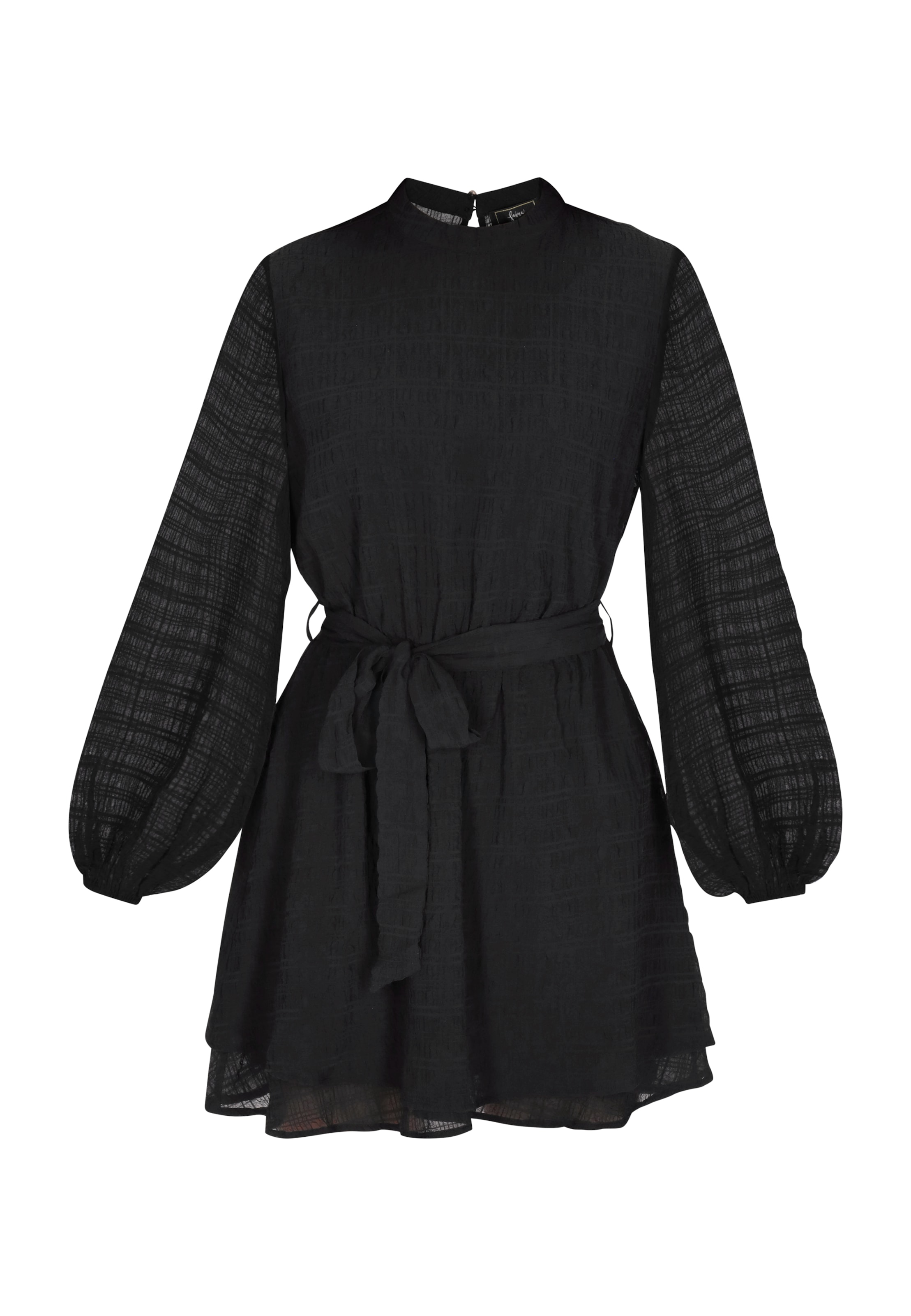 faina Koktejlové šaty – černá: přední strana