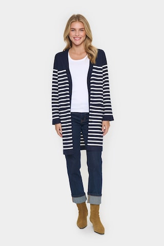 SAINT TROPEZ Cardigan 'GrilaSZ' i blå
