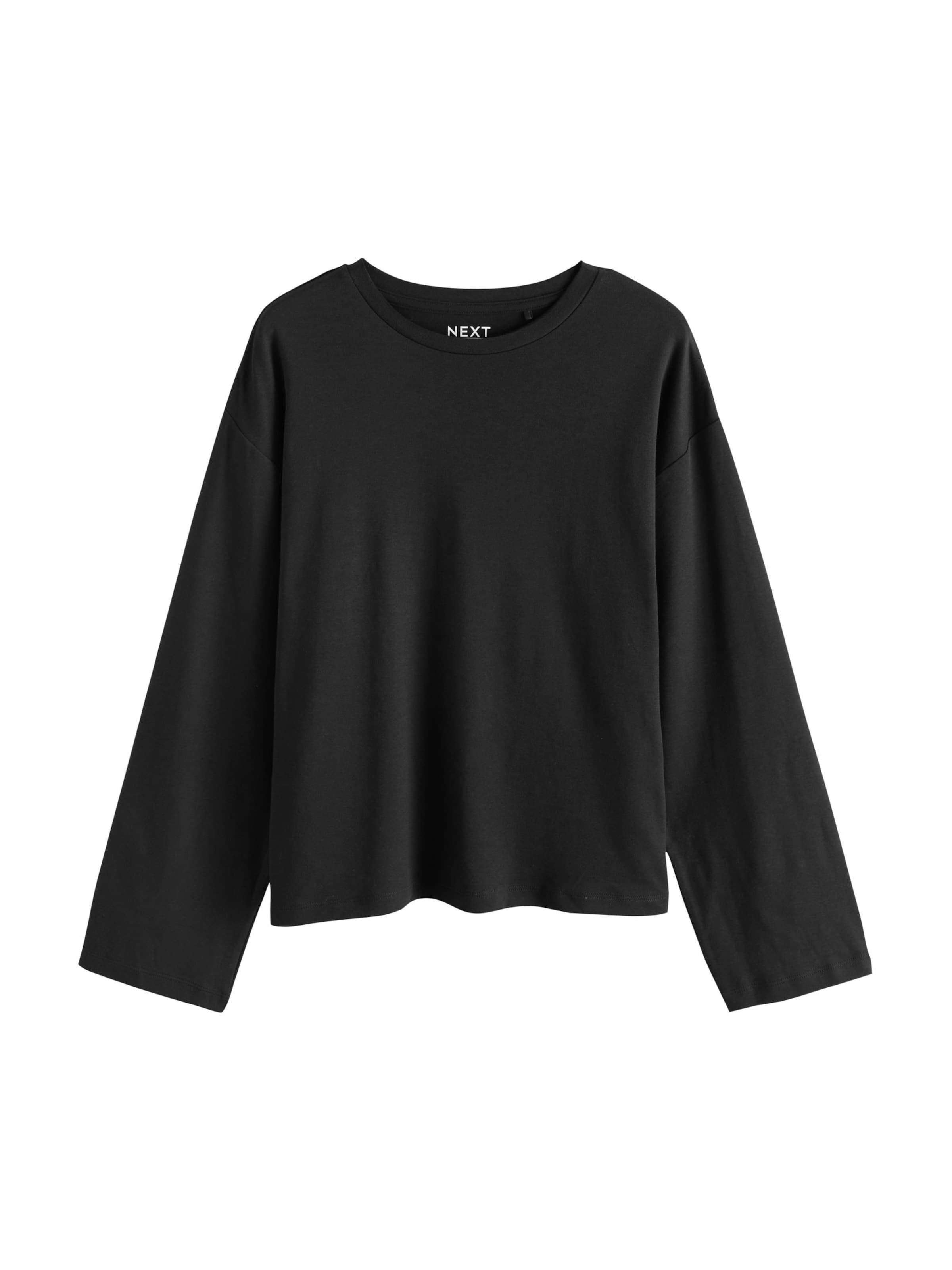 Tricou de la Next pe negru: față