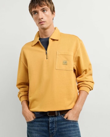 Pepe Jeans - Sudadera 'JAMIE' en amarillo: frente