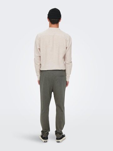 Only & Sons Regular Trousers 'Linus' in Grey