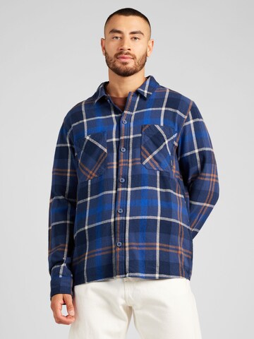 BLEND Regular fit Button Up Shirt in Blue: front