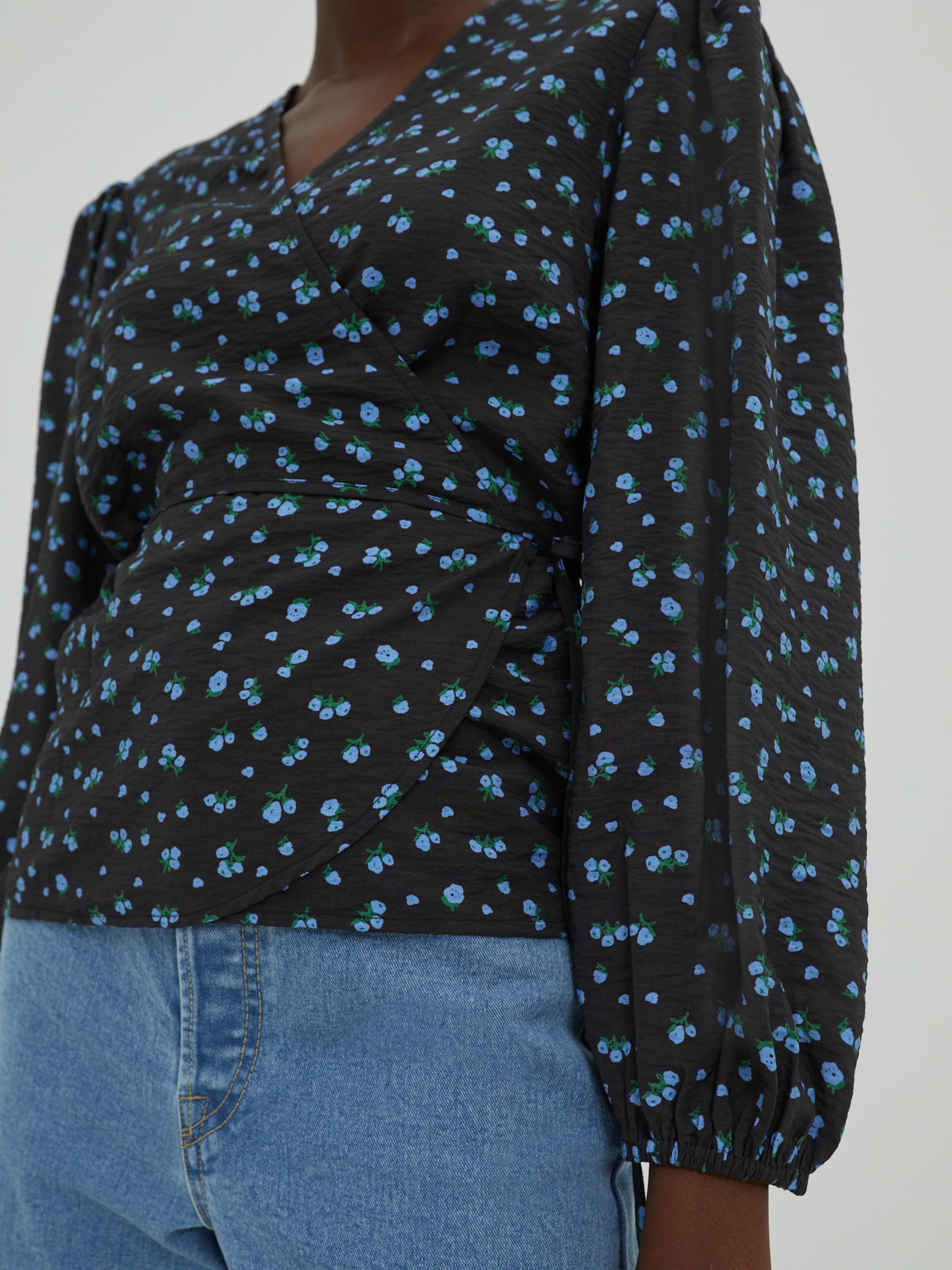 EDITED Producten Blouse 'Papina' Blauw