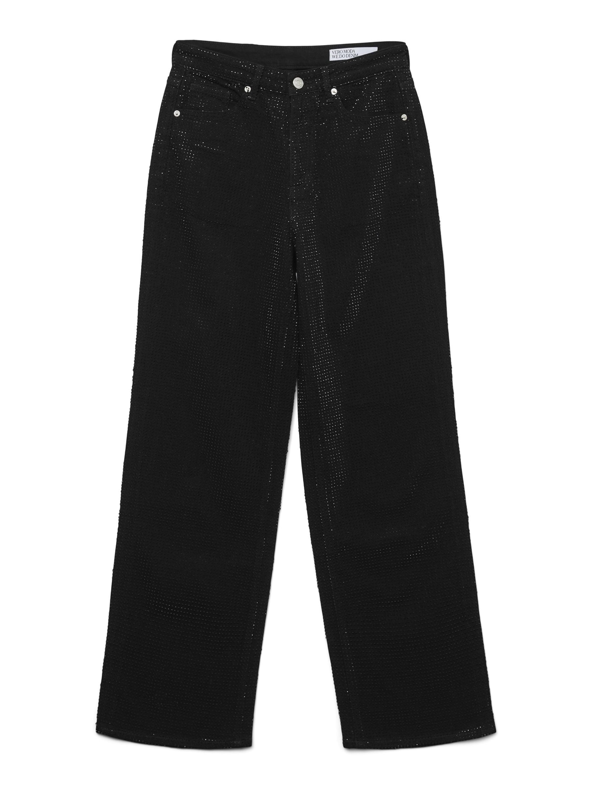 VERO MODA Wide Leg Jeans 'TESSA' i sort: forside