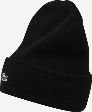 LACOSTE - Gorra en negro: frente