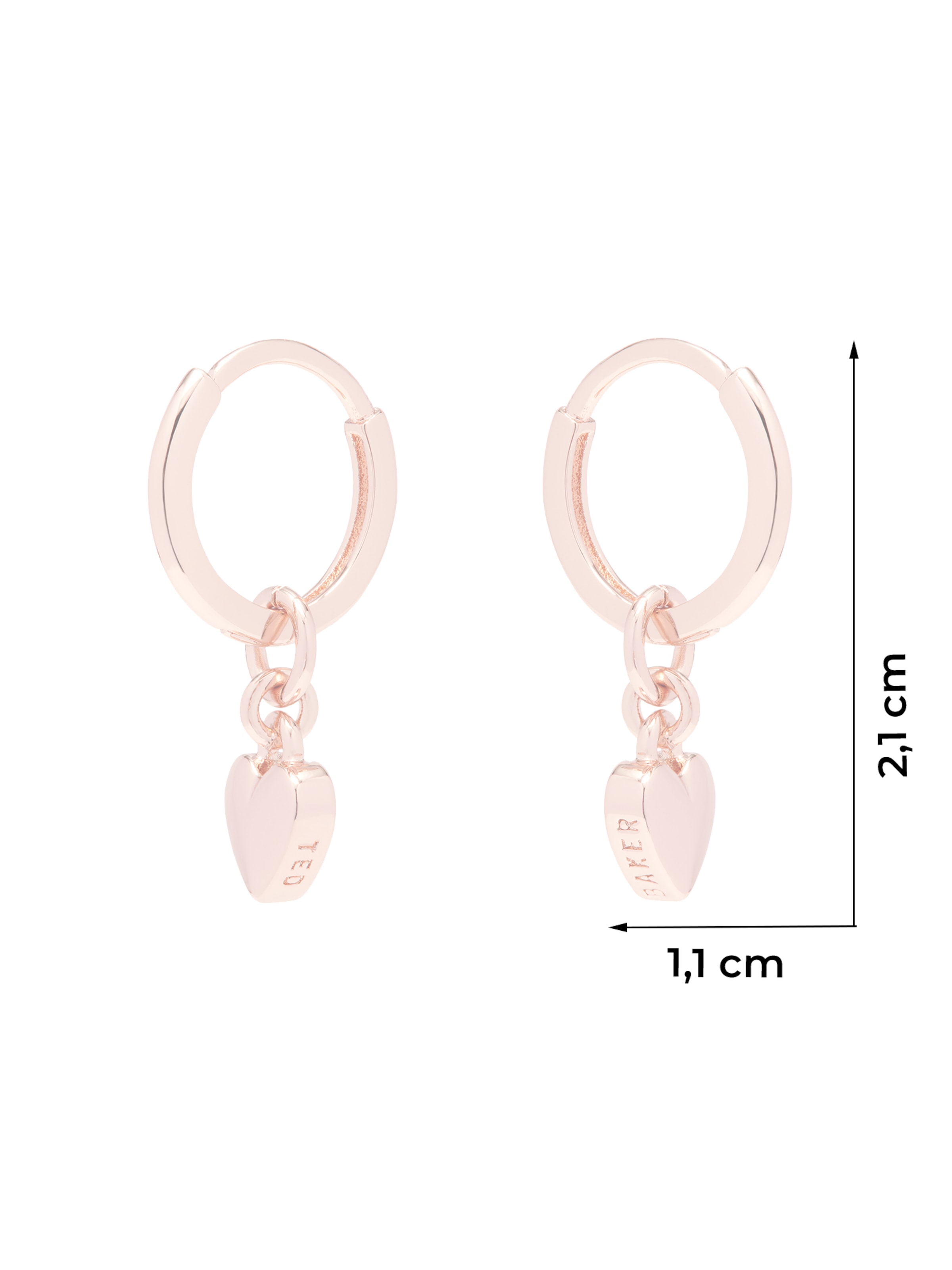 Ted Baker Earrings 'Huggie Harrye' in Gold