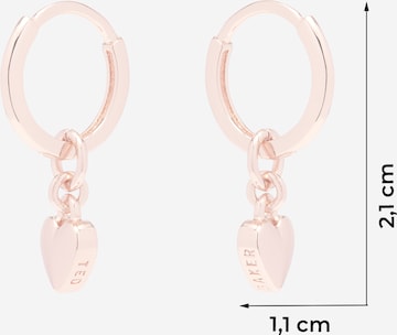 Boucles d'oreilles 'Huggie Harrye' Ted Baker en or