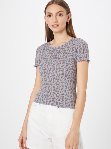 T-shirt American Eagle en bleu : devant