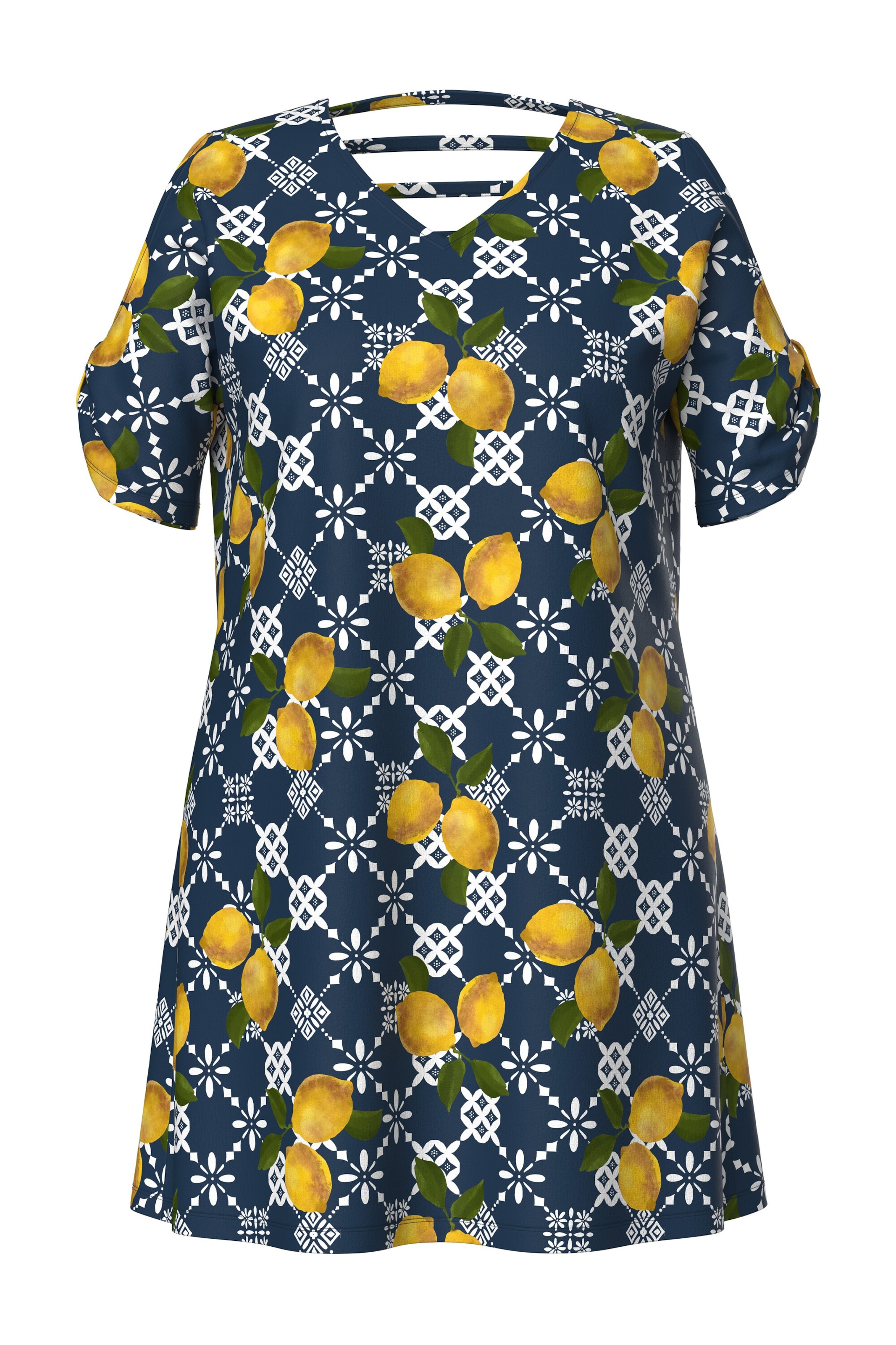 Ulla Popken Dress in Blue: front