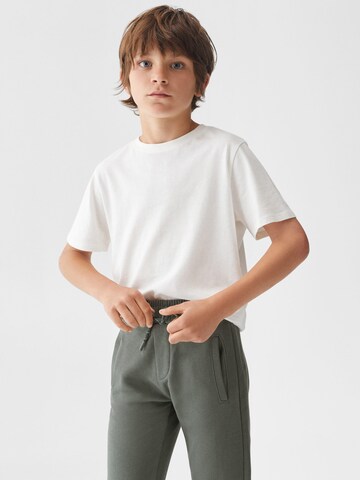 MANGO KIDS Tapered Pants 'FRANCIA5' in Green: front