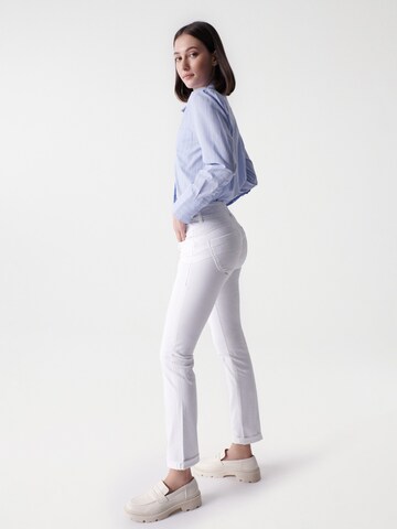 Salsa Jeans - Slimfit Calças de ganga 'Secret' em branco