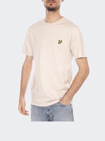 T-Shirt 'Plain T-Shirt Cove' Lyle & Scott en beige : devant