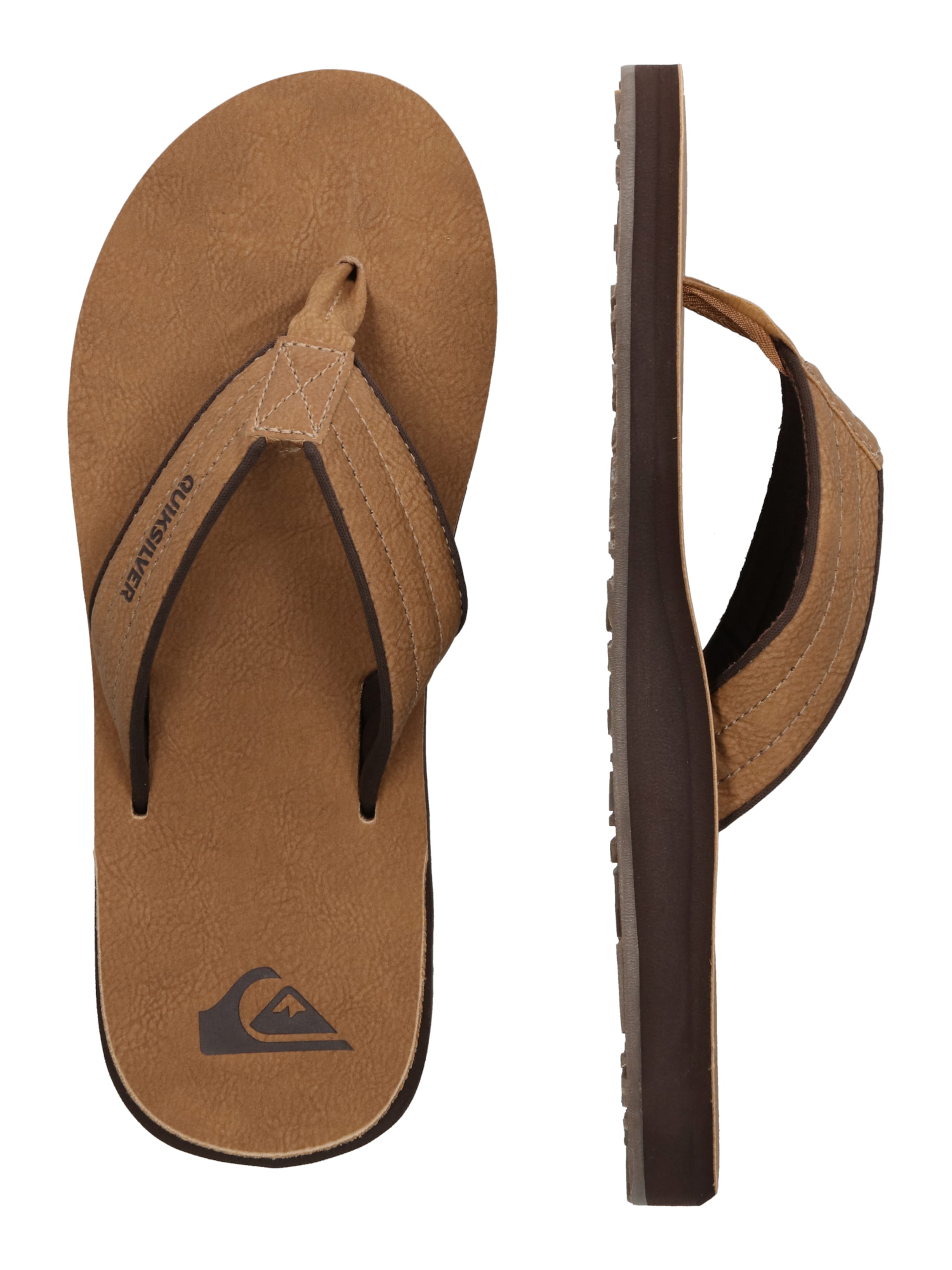 QUIKSILVER Žabky 'Carver' - Béžová