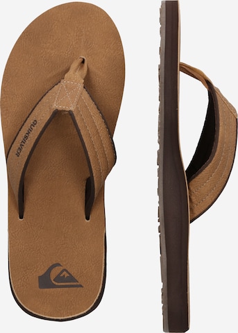 QUIKSILVER Zehentrenner 'CARVER' in Beige