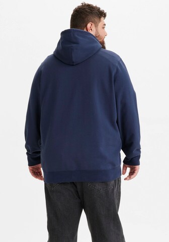 Levi's® Big & Tall Sweatshirt 'New Original Zip-Up Hoodie' in Blue