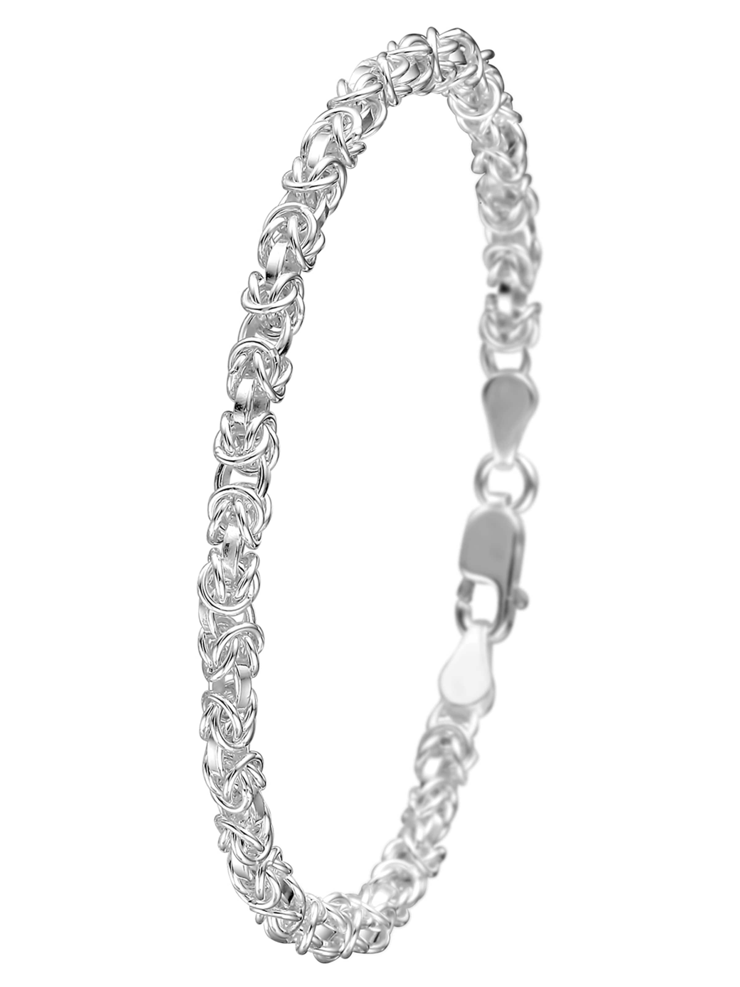 Lucardi Armband in Silber: Vorderseite