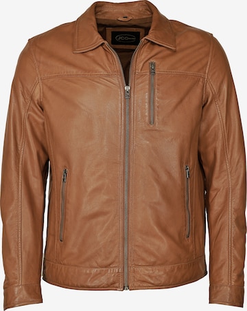 JCC Lederjacke in Braun: Vorderseite