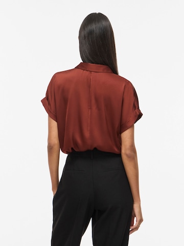 Chemisier 'VIEnna Ravenna' VILA en rouge
