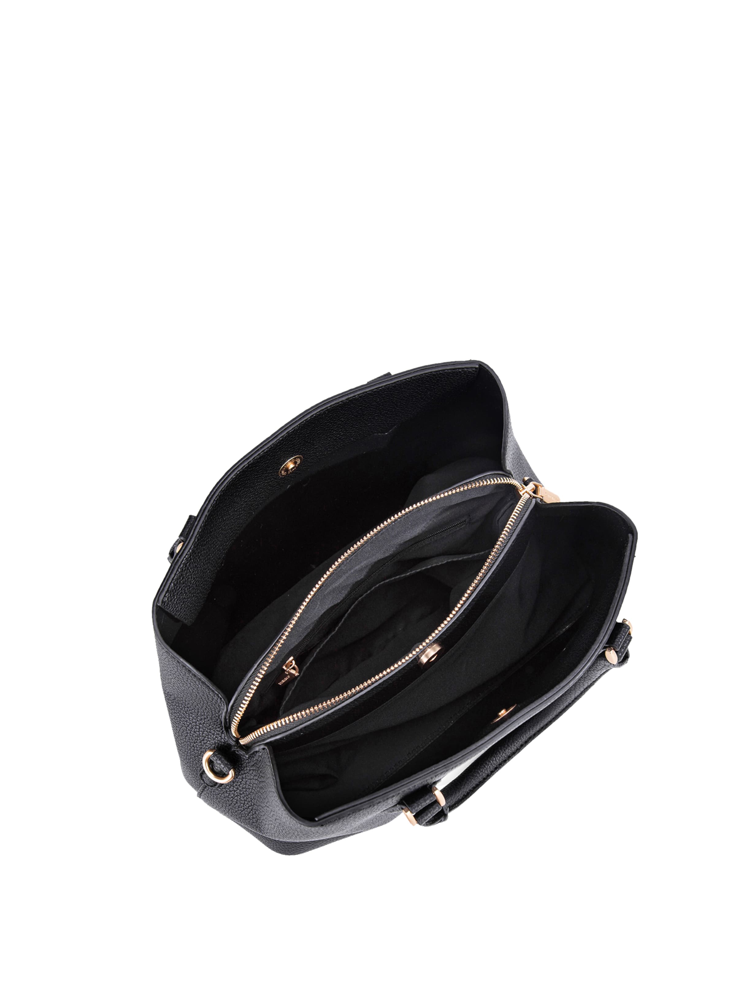 Borsa a mano 'Borsa a Mano Donna Vegan Leather con Tracolla Rimovibile - Diana&Co' di Diana&Co. in nero