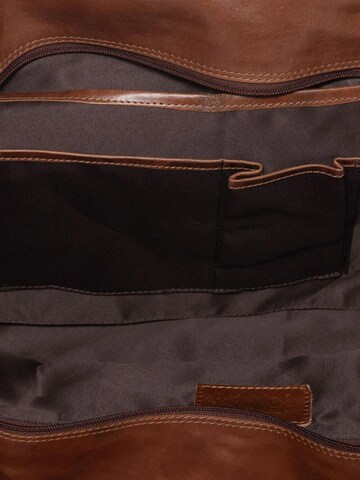 SID & VAIN Weekender 'große Leder Reisetasche BRISTOL'‌‌‌ in Braun