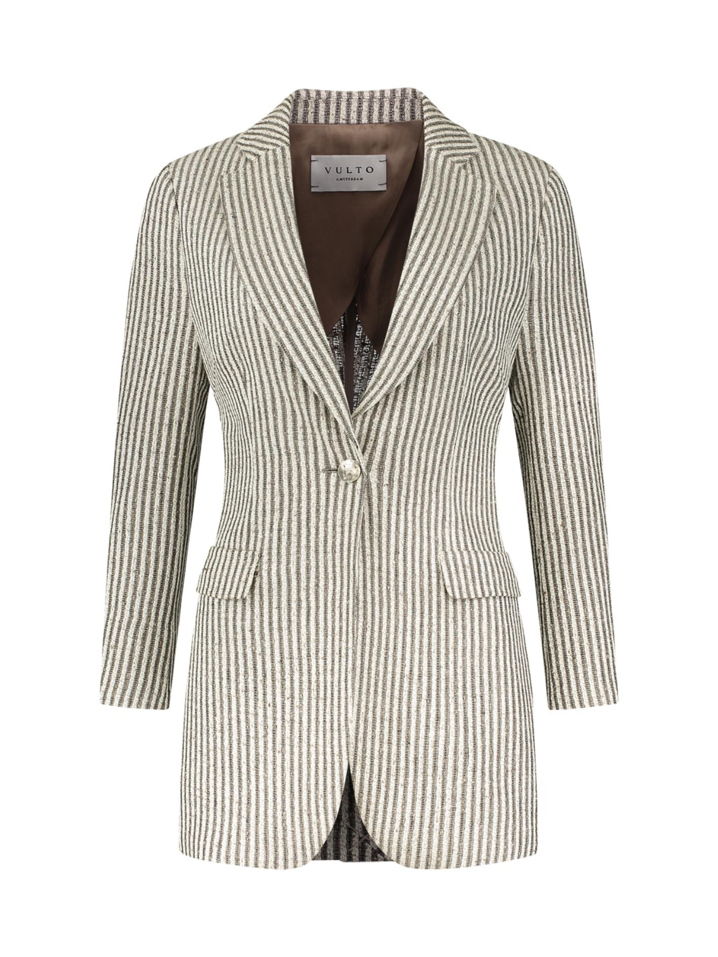 Vulto Blazer 'Silk linen blazer'‌‌‌‌‌ in beige, Produktansicht