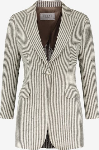Blazer 'Silk linen blazer' Vulto en beige : devant