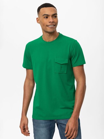 Daniel Hills Shirt in Groen: voorkant