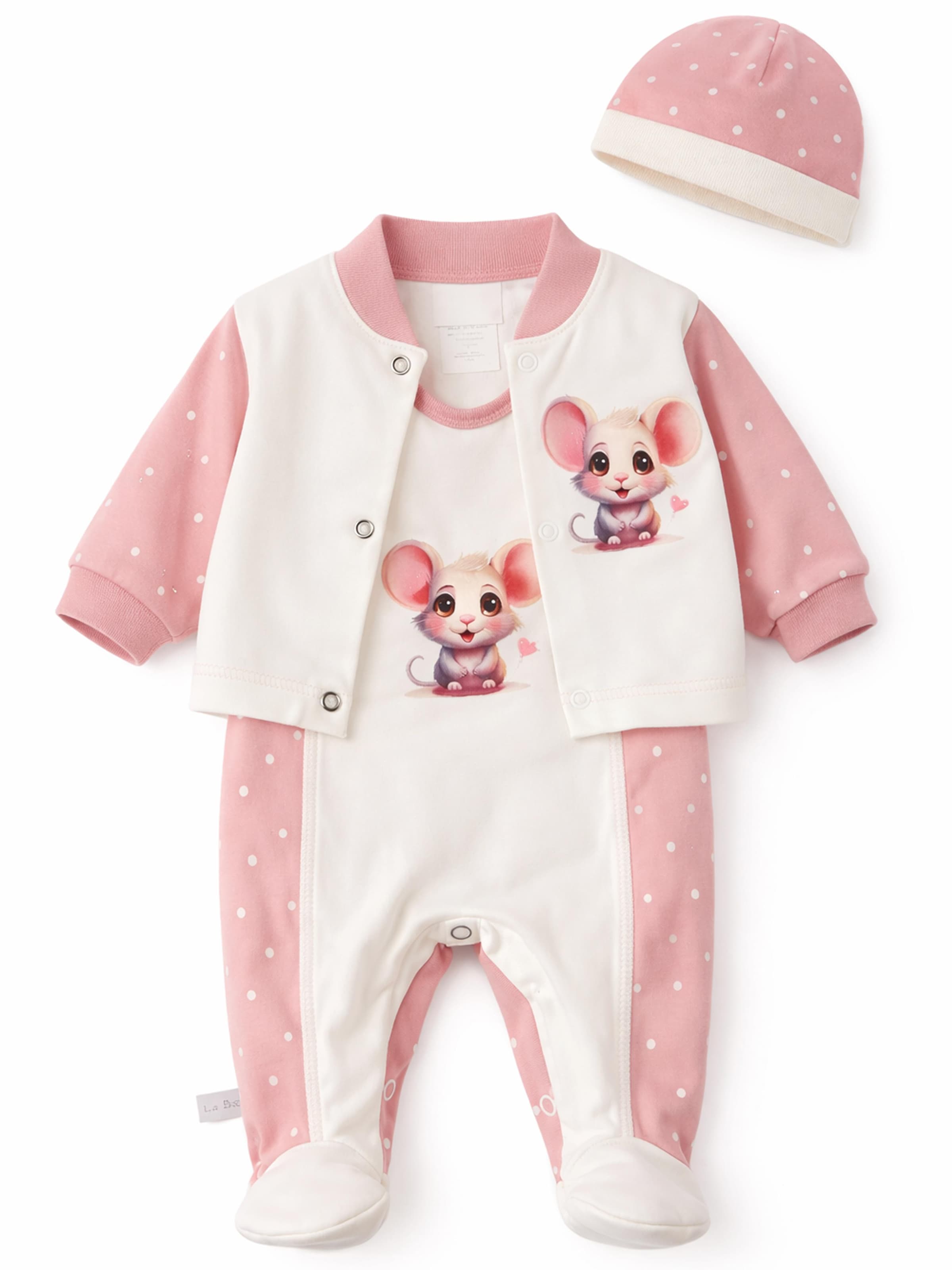 La Bortini Set‌‌‌‌ in Pink: Vorderseite