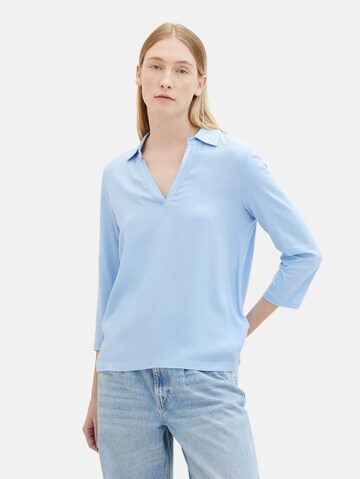 TOM TAILOR Bluse in Blau