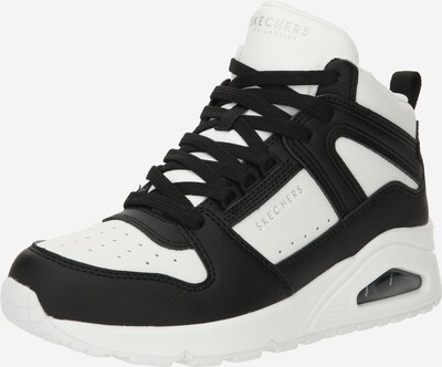 Sneaker înalt SKECHERS pe negru / alb, Vizualizare produs