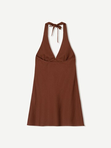 Bershka Šaty – hnědá