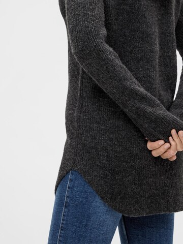 PIECES Sweater 'Ellen' in Grey